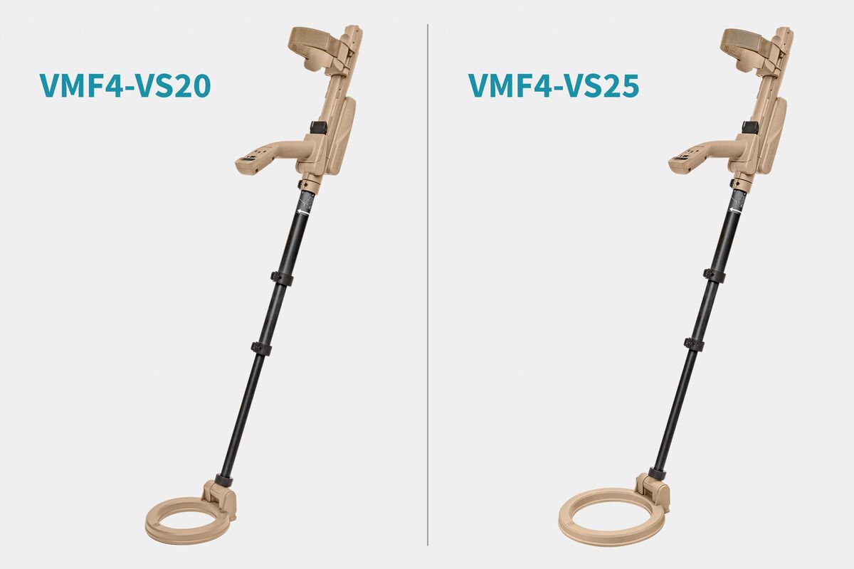 VMF4-VS20/VS25 – Compact Metal Detector, sand
