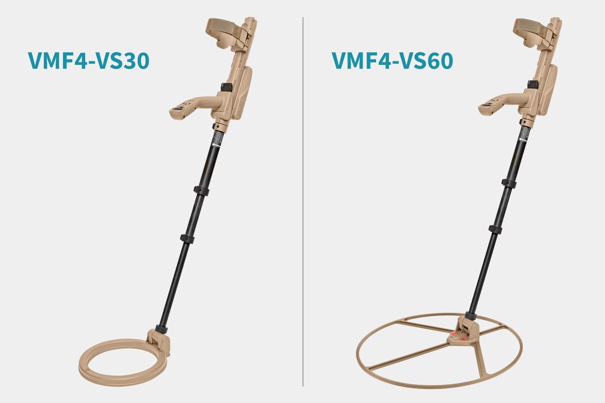 VMF4-VS30/VS60 – Compact Metal Detector, sand